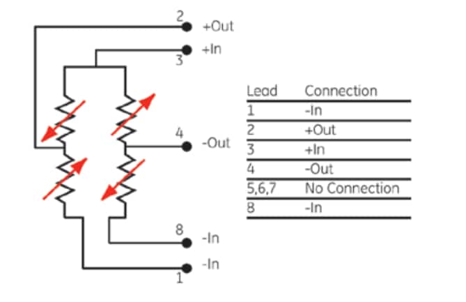 回路図 - Amphenol Advanced Sensors NPC-410中圧力センサ